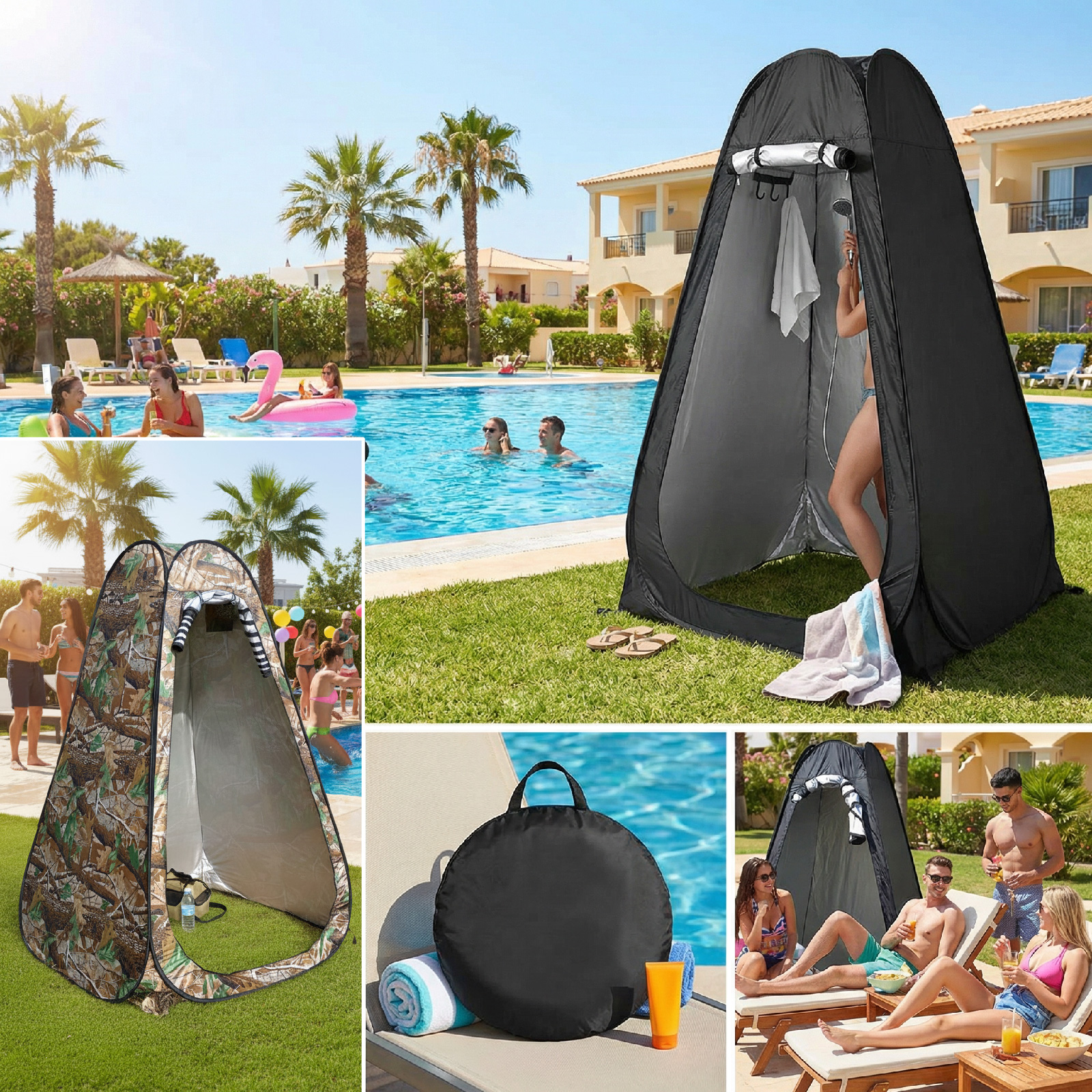 Outdoor Adventure Tent - Portable Pop-Up Privacy Tent for Outdoor