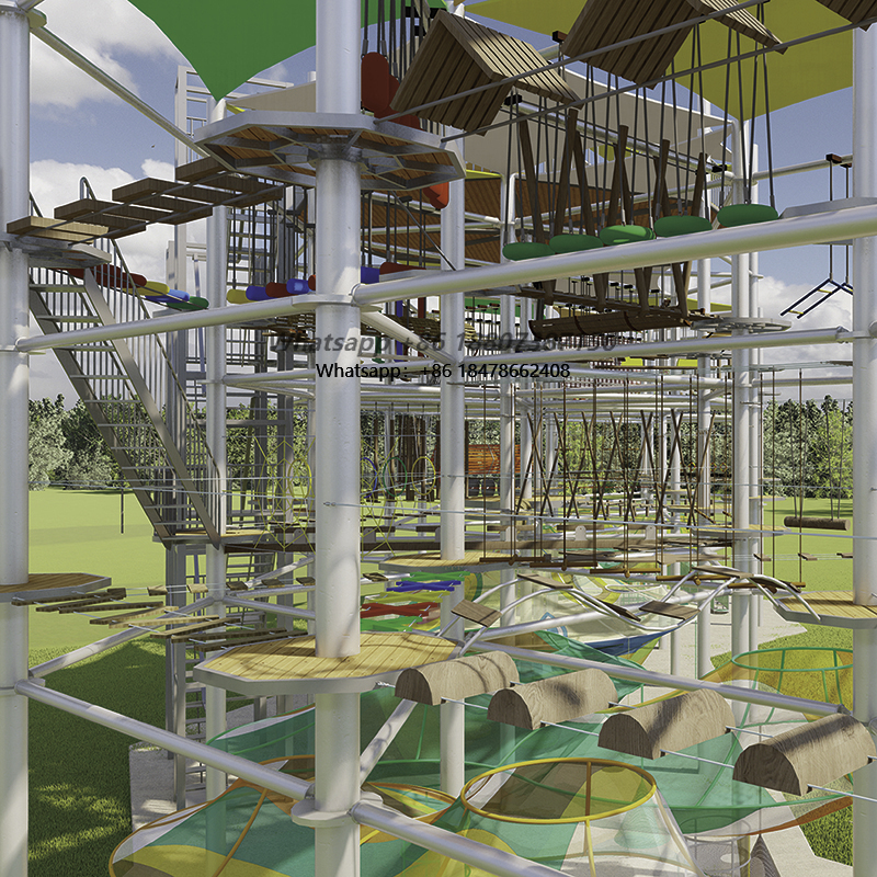 Adventure Outdoor Equipment - Customized Outdoor Amusement Park Equipment for