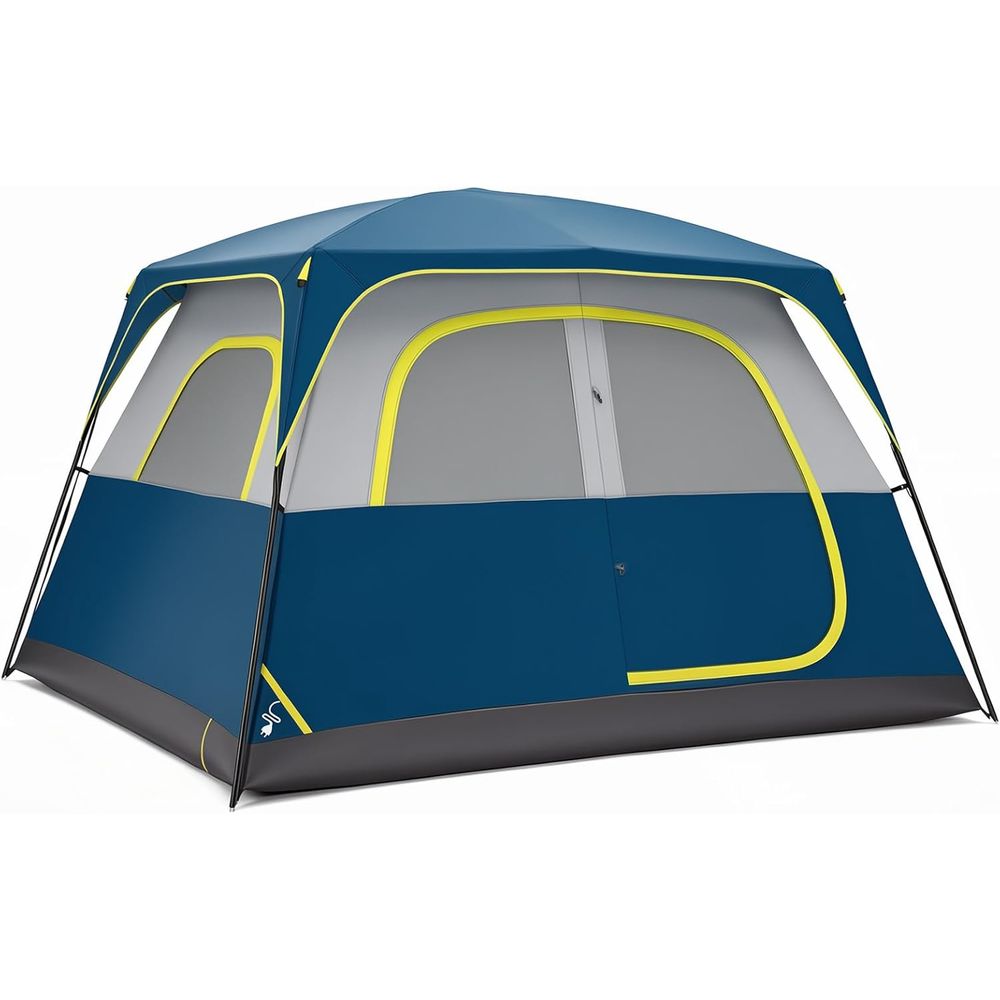 Outdoor Adventure Tent - Family Hiking Tent: 2-8 Person Waterproof