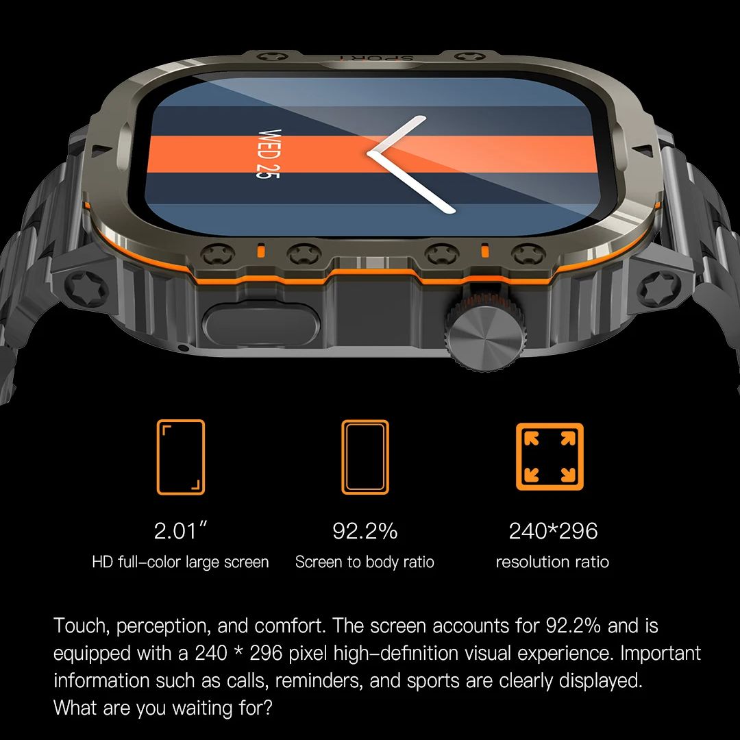 Smart Watch for Men Outdoor Ad - Outdoor Adventure Reservations recensione e prezzo
