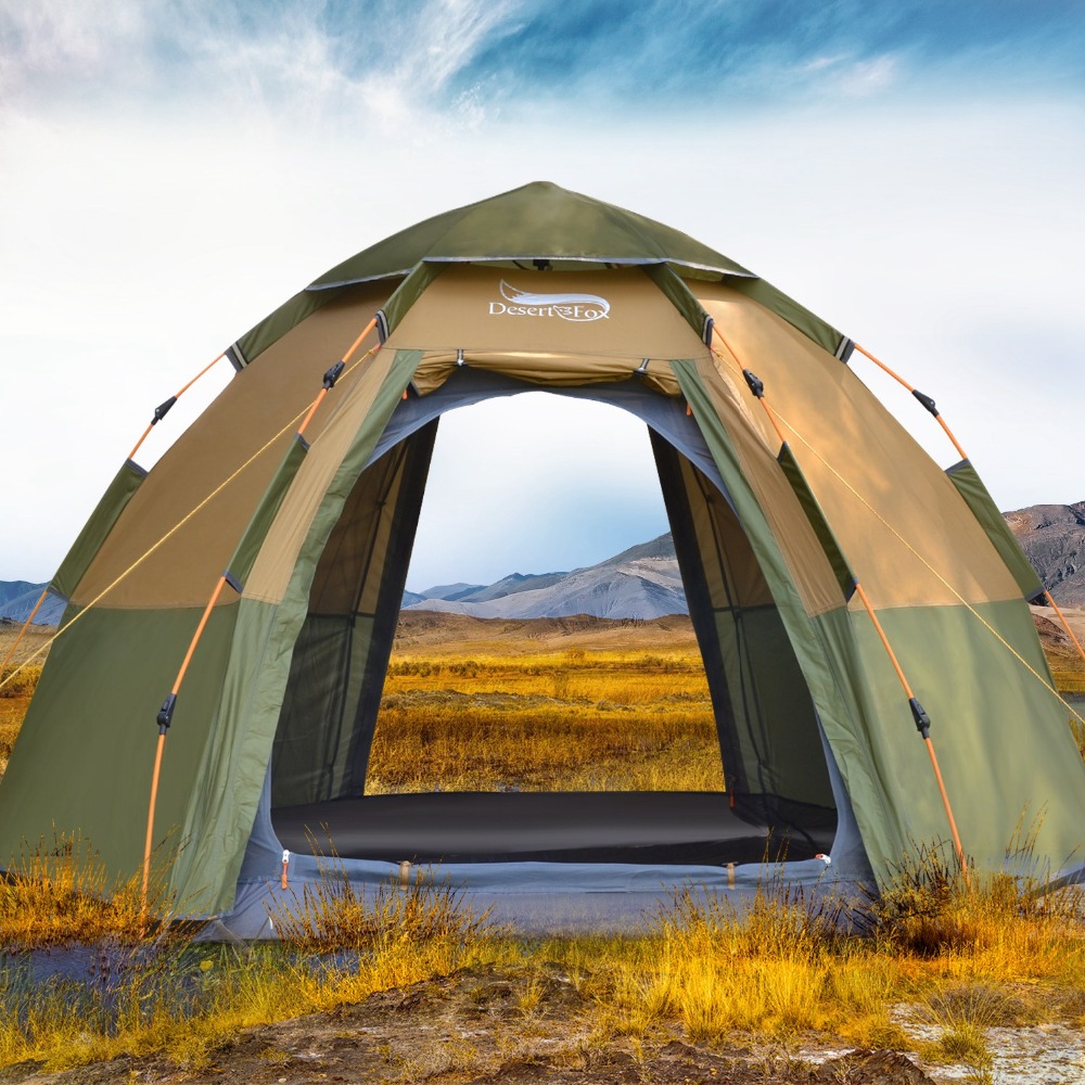 Desert&Fox 3-4 Person Dome Aut - Outdoor Adventure Tent recensione e prezzo