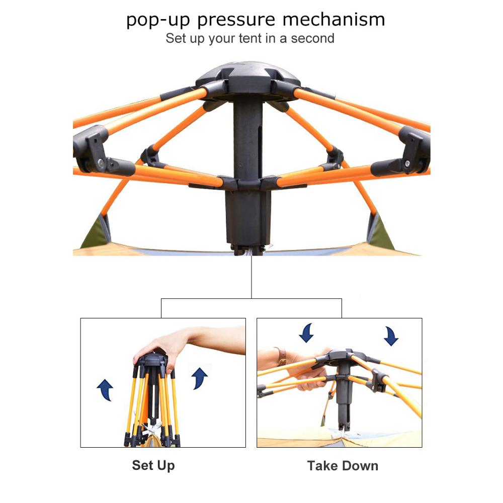 Desert&Fox 3-4 Person Dome Aut - Outdoor Adventure Tent recensione e prezzo