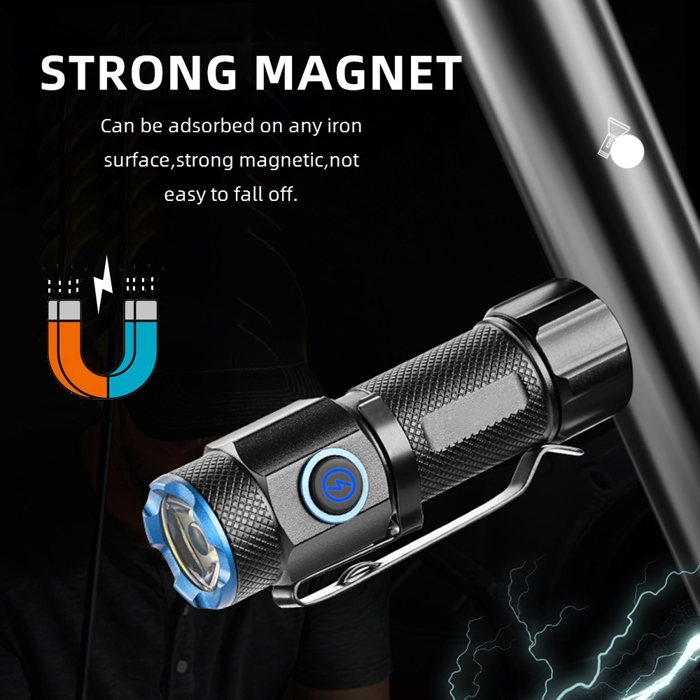 6500K Mini Flashlight High Bri - Outdoor Adventure With No Backpack recensione e prezzo