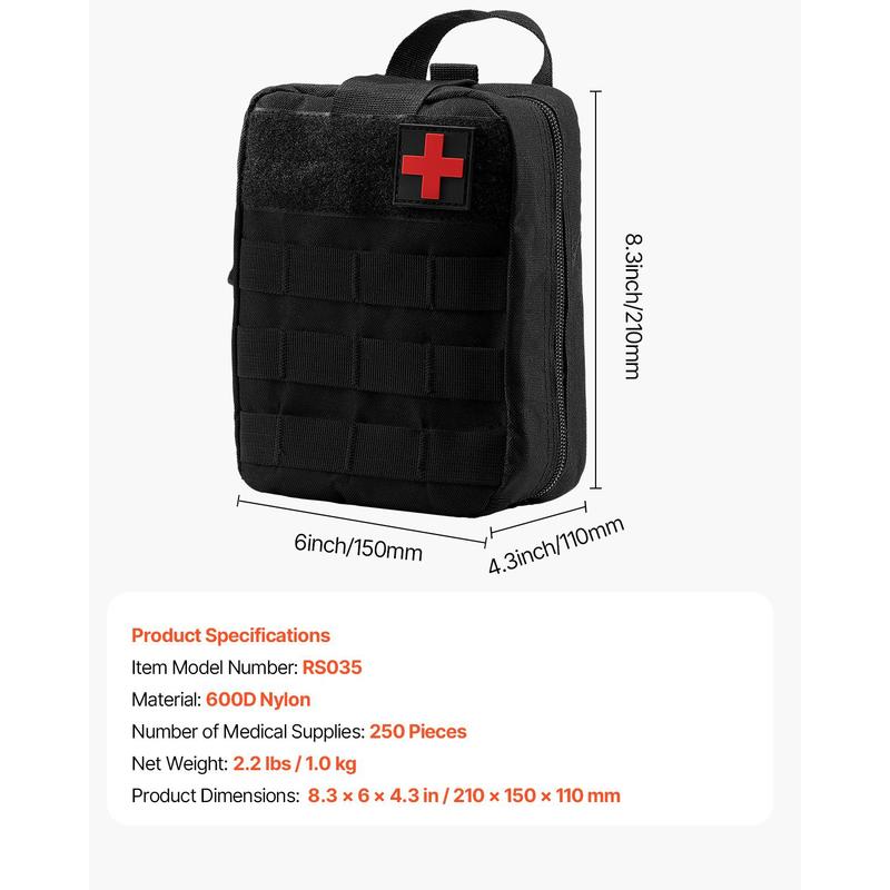 Trauma Medical Bag 250PCS For  - Adventure Outdoor Equipment recensione e prezzo