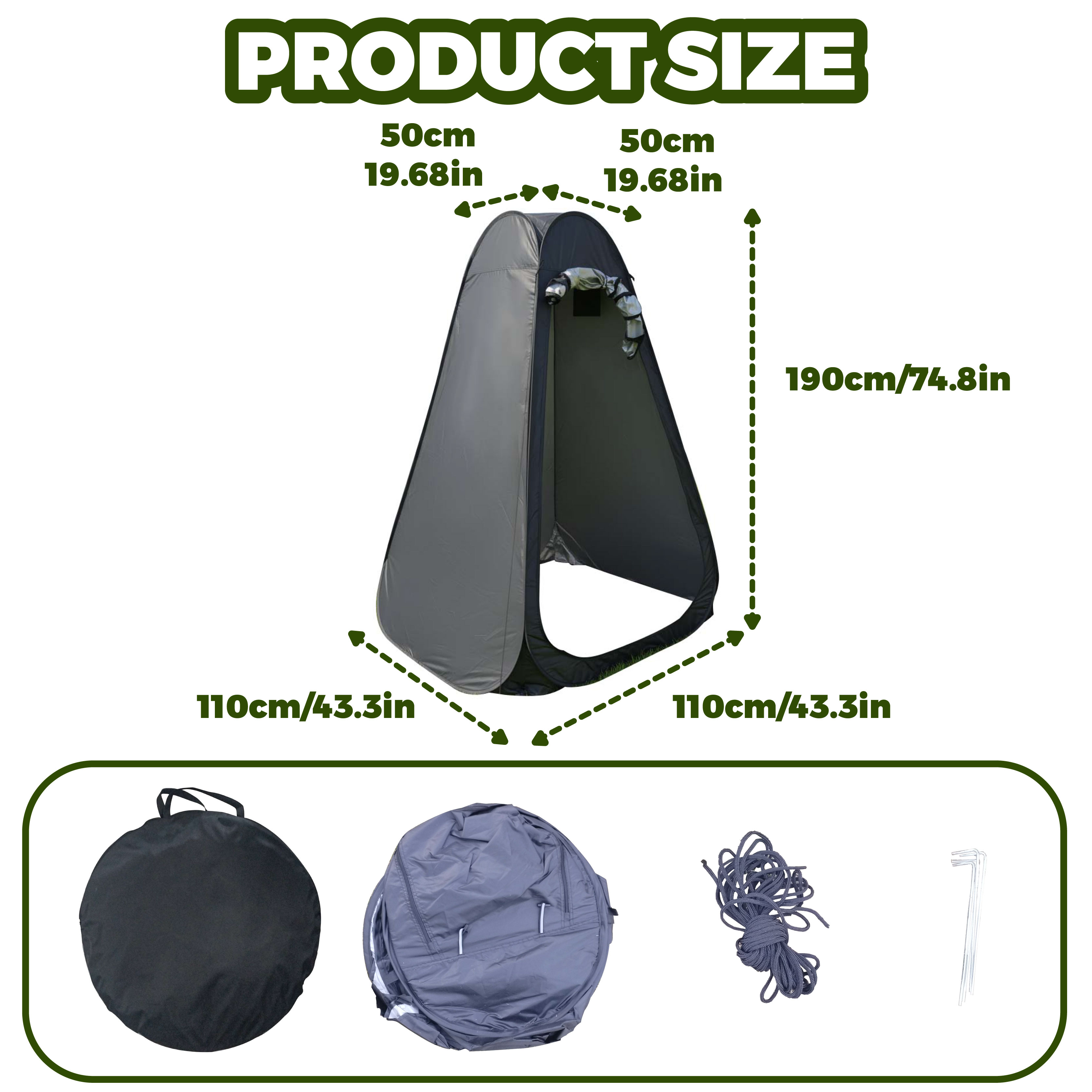 Portable Pop-Up Privacy Tent O - Outdoor Adventure Tent recensione e prezzo