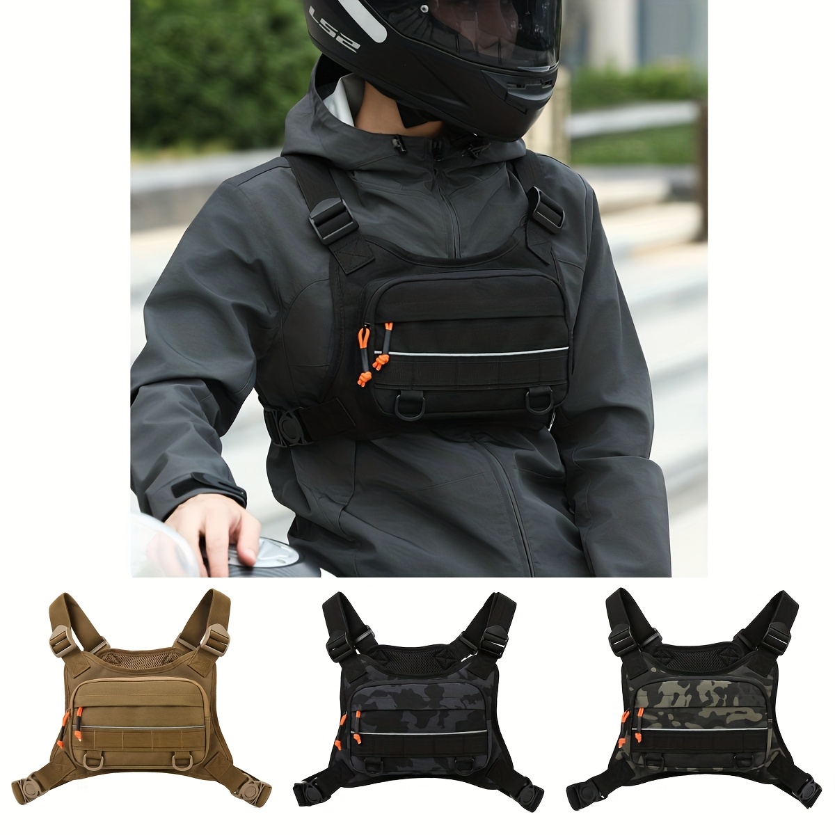 1-Piece Men's Outdoor Chest Ba - Outdoor Adventure With No Backpack recensione e prezzo