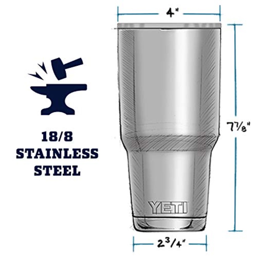 Rambler 30 oz Stainless Steel  - Outdoor Adventure Hours recensione e prezzo