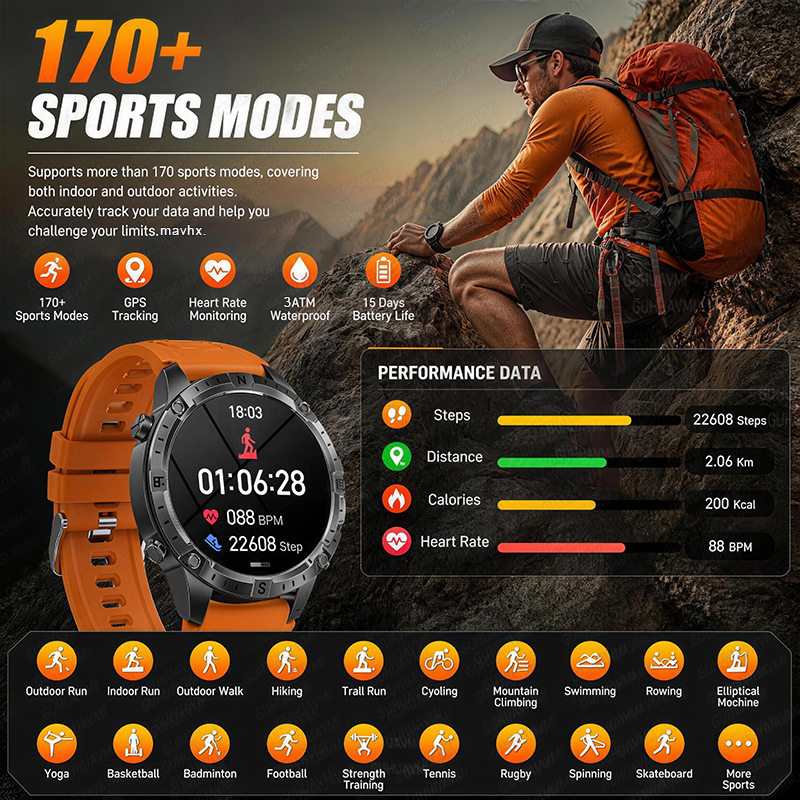 New Men Outdoor Adventure GPS  - Outdoor Adventure Hours recensione e prezzo