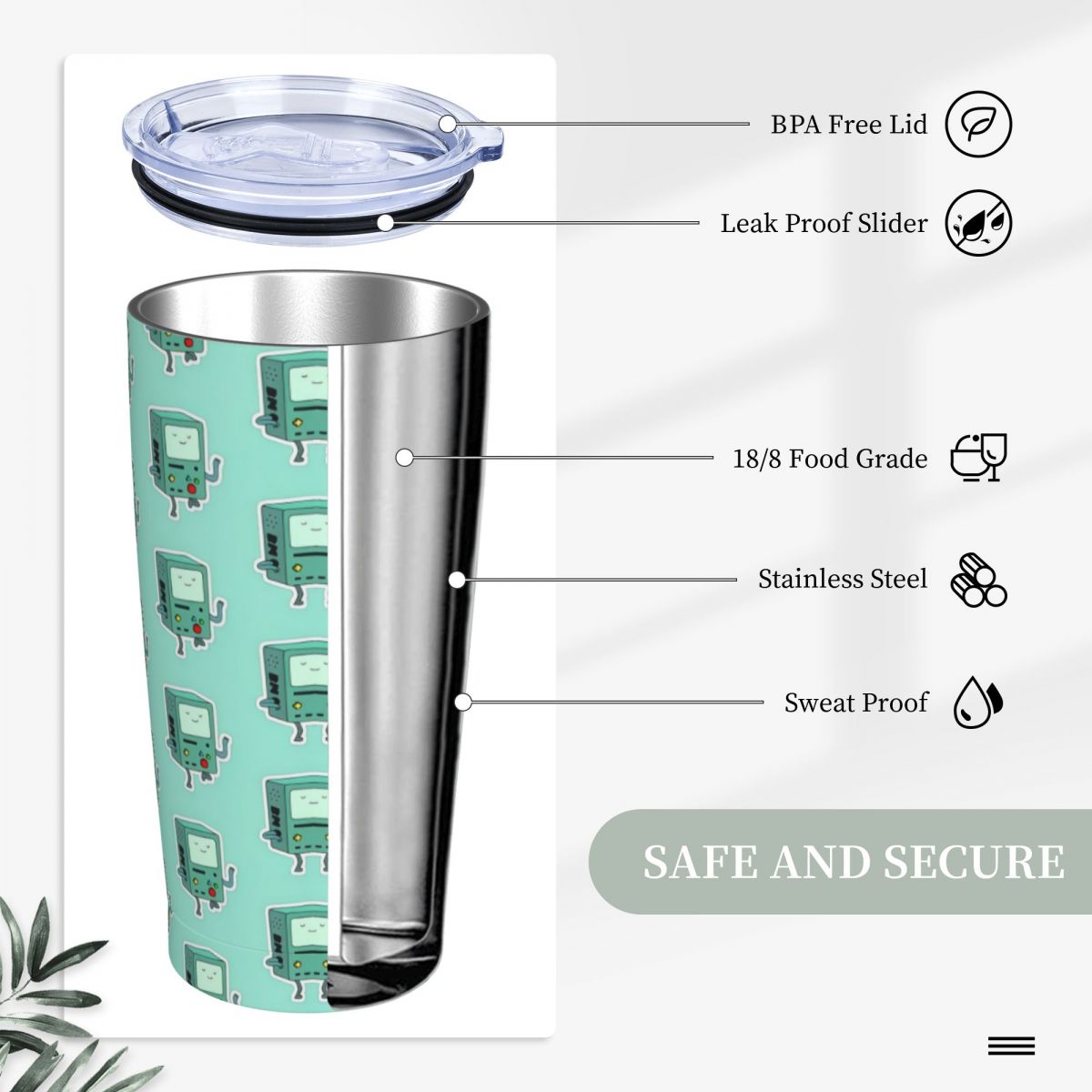 Stainless Steel Tumbler Advent - Outdoor Adventure Hours recensione e prezzo