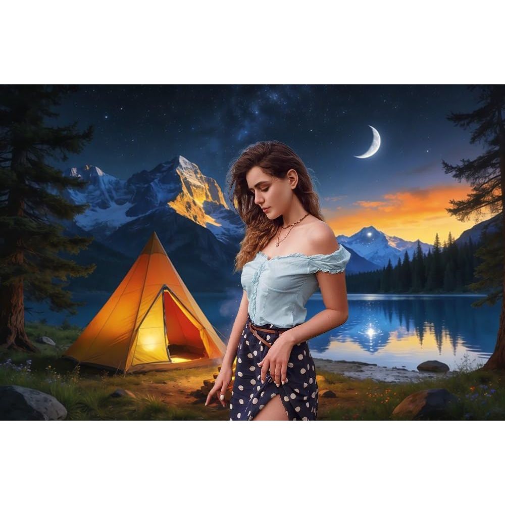 20x10ft Night Scene Camping Ba - Outdoor Adventure Tent recensione e prezzo