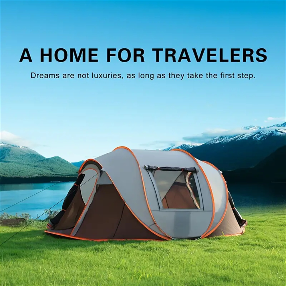 5-8 people quick opening hand  - Outdoor Adventure Tent recensione e prezzo