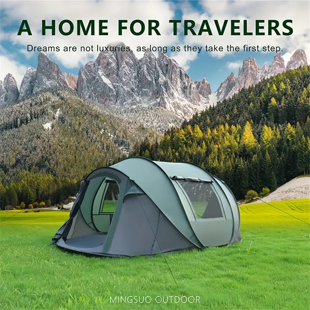 5-8 people quick opening hand  - Outdoor Adventure Tent recensione e prezzo