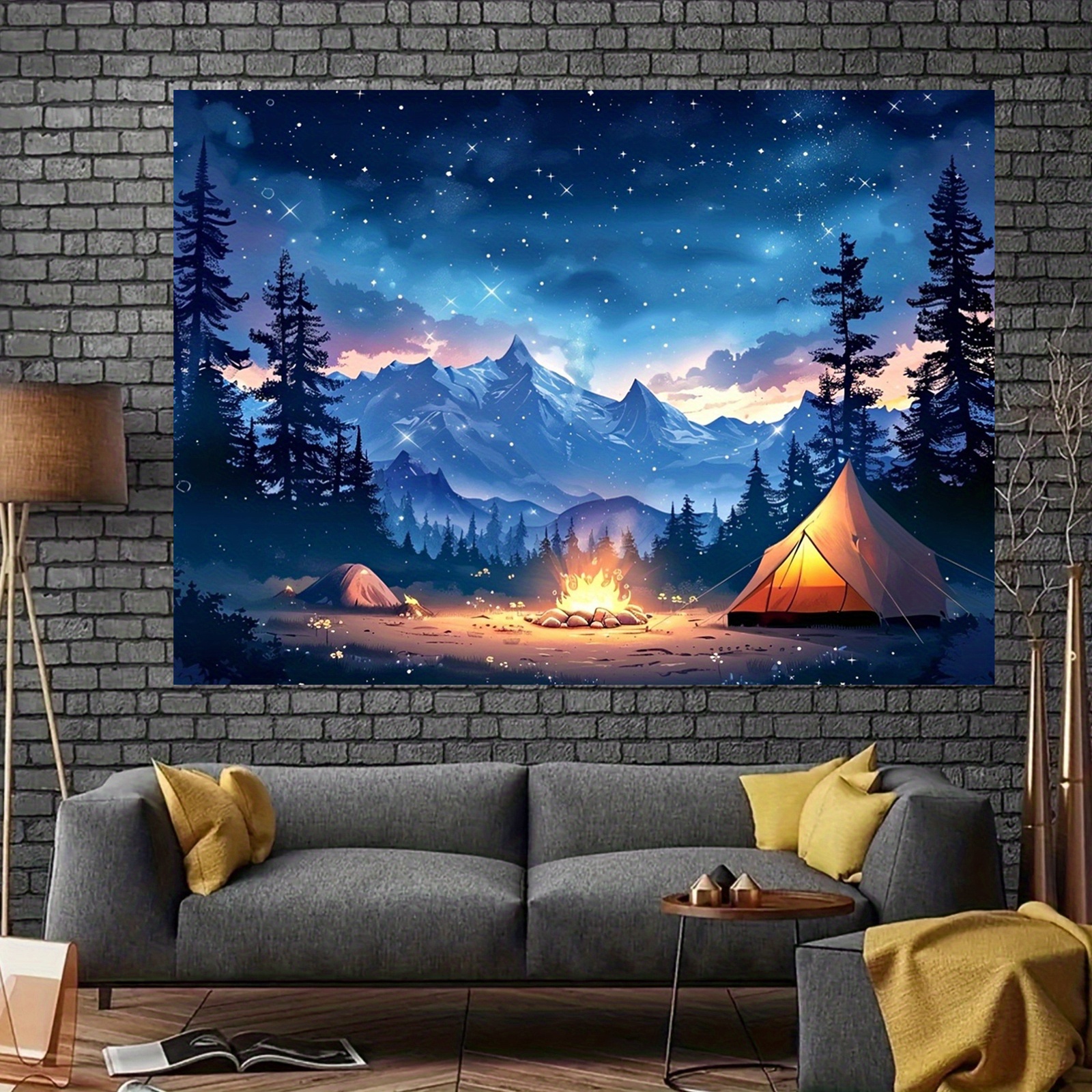 2D Flat, Starry Night Camping  - Outdoor Adventure Tent recensione e prezzo